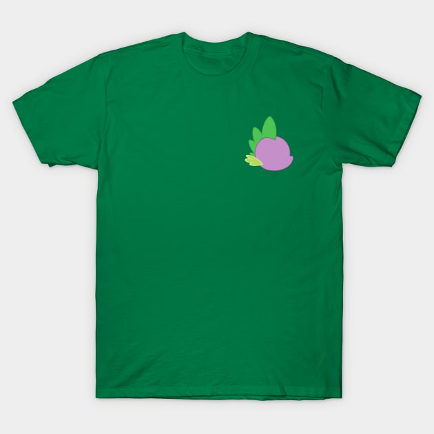 My little Pony - Spike Cutie Mark Special V2 T-Shirt by ariados4711